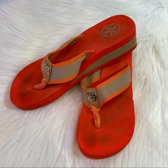 Tory Burch Platform Flip-flops size 7 - Picture 11 of 12